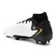 Nike Phantom Luna II Academy FG/MG футболни обувки бяло / метално злато монета / черно 3