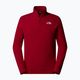 Мъжки суитшърт The North Face 100 Glacier 1/4 Zip garnet red