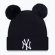 New Era Женска шапка с метално лого New York Yankees black