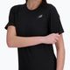 New Balance Безшевна черна тениска за жени 5