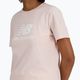 Жени New Balance Jersey Stacked Logo T-Shirt quartzpi 4