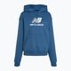 New Balance French Terry Stacked Logo Hoodie за жени blueagat 5