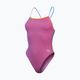 Speedo Твърд бански костюм с V-образна гръбнак kiki pink one-piece