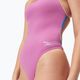 Speedo Твърд бански костюм с V-образна гръбнак kiki pink one-piece 8