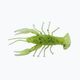 Relax Crawfish 2 Ламинирана мека стръв 4 бр. Chartreuse-Black Jumbo Glitter / White CRF2