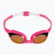 Детски очила за плуване arena Spider JR Mirror бяло/розово/фуксия 2