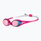 Детски очила за плуване arena Spider JR Mirror бяло/розово/фуксия 6