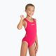 Детски бански костюм от една част arena Team Swim Tech Solid red 004764/960 5