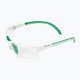 Очила за скуош Tecnifibre бели и зелени 54SQGLWH21 5