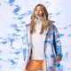 Дамско яке за сноуборд ROXY Chloe Kim лазурно сини облаци 13