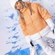 Дамско яке за сноуборд ROXY Chloe Kim Puffy mock orange 6