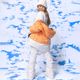 Дамско яке за сноуборд ROXY Chloe Kim Puffy mock orange 7