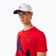 Lacoste Tennis X Novak Djokovic комплект риза и шапка с червен касис 3