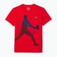 Lacoste Tennis X Novak Djokovic комплект риза и шапка с червен касис 4