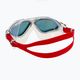 Aquasphere Vista бяла/сребърна/огледално червена титанова маска за плуване MS5050915LMR 4