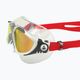 Aquasphere Vista бяла/сребърна/огледално червена титанова маска за плуване MS5050915LMR 10