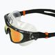 Aquasphere Vista Pro тъмно сива/черна/оранжева титанова маска за плуване MS5041201LMO 10