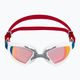 Aqua Sphere Kayenne Pro очила за плуване в бяло и червено EP3040910LMR 2