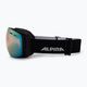 Очила за ски Alpina Granby QV black matt/gold sph 4