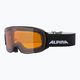 Очила за ски Alpina Nakiska black matt/orange 6