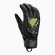 Мъжки ски ръкавици LEKI WCR C-Tech 3D black ice/lemon 5