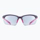 UVEX Sportstyle 802 V Малки лилаво-розови матови/димни слънчеви очила 2