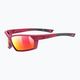 UVEX Sportstyle 225 Pola червени сиви матови слънчеви очила 5