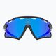 UVEX Sportstyle 228 черен мат/огледално синьо очила за колоездене 53/2/067/2206 7
