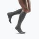 CEP Reflective сиви мъжки компресиращи чорапи за бягане WP502Z2000 4