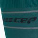 Дамски чорапи за бягане с компресия CEP Reflective Green WP40GZ2000 3