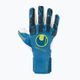 Uhlsport Hyperact Absolutgrip Finger Surround вратарски ръкавици синьо и бяло 101123401 4