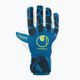 Детски вратарски ръкавици uhlsport Hyperact Supersoft HN синьо и бяло 101123601 4