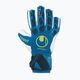 Uhlsport Hyperact Supersoft сини и бели вратарски ръкавици 101123701 4
