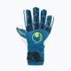 Детски вратарски ръкавици uhlsport Hyperact Soft Flex Frame синьо и бяло 101123801 4