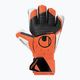 Uhlsport Soft Resist+ вратарски ръкавици оранжево и бяло 101127501 5