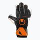 Uhlsport Speed Contact Supersoft вратарски ръкавици черно и бяло 101126601 5