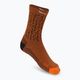 Мъжки чорапи за трекинг Salewa MTN TRN Sal. AM Crew сиво-кафяв 00-0000069029 5