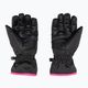 Детски ски ръкавици Reusch Alan black/pink glo 2