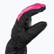 Детски ски ръкавици Reusch Alan black/pink glo 4