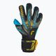 Reusch Attrakt Aqua Finger Support вратарска ръкавица black/gold/aqua 2