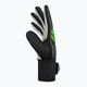 Детски вратарски ръкавици Reusch Attrakt Starter Solid Junior black/fluo lime/aqua 4