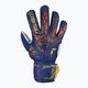 Детски вратарски ръкавици Reusch Attrakt Grip Junior premium blue/gold 2