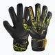 Детски вратарски ръкавици Reusch Attrakt Infinity Finger Support black/gold/yellow/black