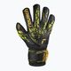 Детски вратарски ръкавици Reusch Attrakt Infinity Finger Support black/gold/yellow/black 2