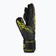 Детски вратарски ръкавици Reusch Attrakt Infinity Finger Support black/gold/yellow/black 4