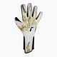 Reusch Pure Contact Gold X GluePrint Вратарски ръкавици без каишка бяло/златно/черно 2