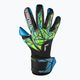 Вратарски ръкавици Reusch Attrakt Aqua black/fluo lime/aqua 5