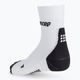 CEP мъжки къси чорапи за бягане с компресия 3.0 бели WP5B8X2000 3