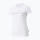 Дамска тениска PUMA ESS+ Metallic Logo Tee puma white/silver metallic