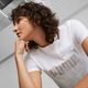 Дамска тениска PUMA ESS+ Metallic Logo Tee puma white/silver metallic 6